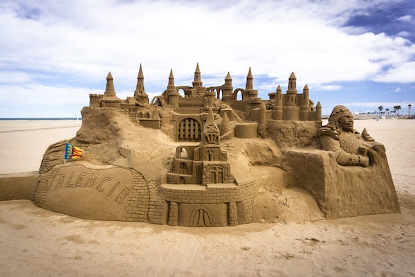 Un magnifique chateau de sable