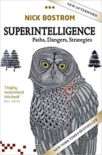 Couverture du livre 'Superintelligence: Paths, Dangers, Strategies'